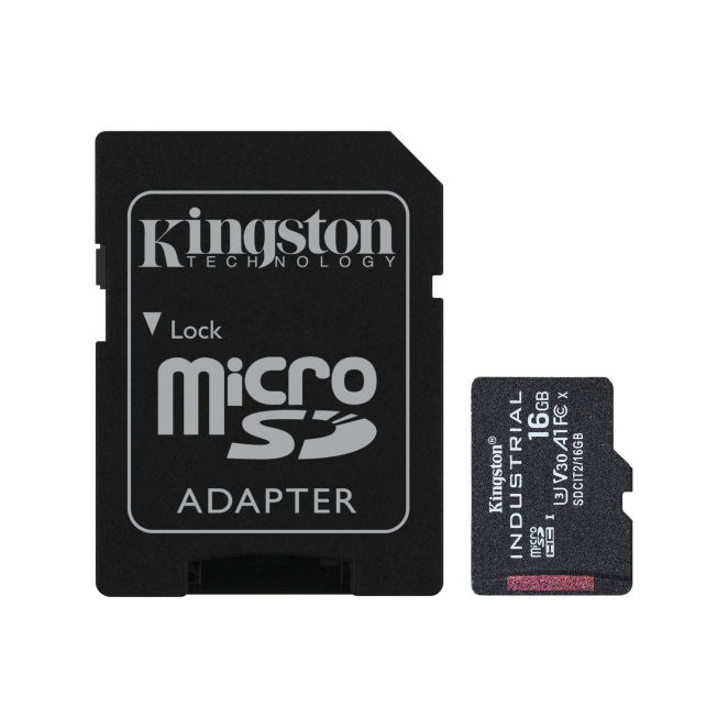 Kingston Technology Industrial 16 GB MicroSDHC UHS-I Clase 10