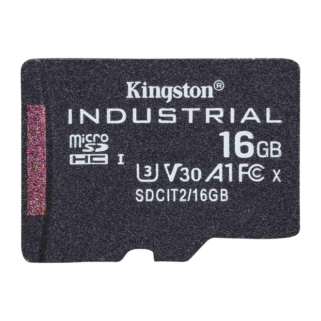 Kingston Technology Industrial 16 GB MicroSDHC UHS-I Clase 10