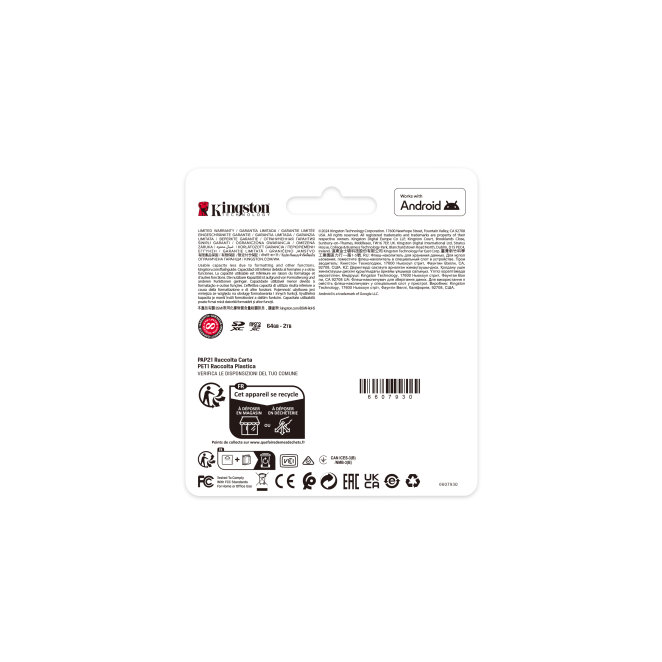 Kingston Technology 1 TB SDXC Canvas Select Plus Gen3 beneficios
