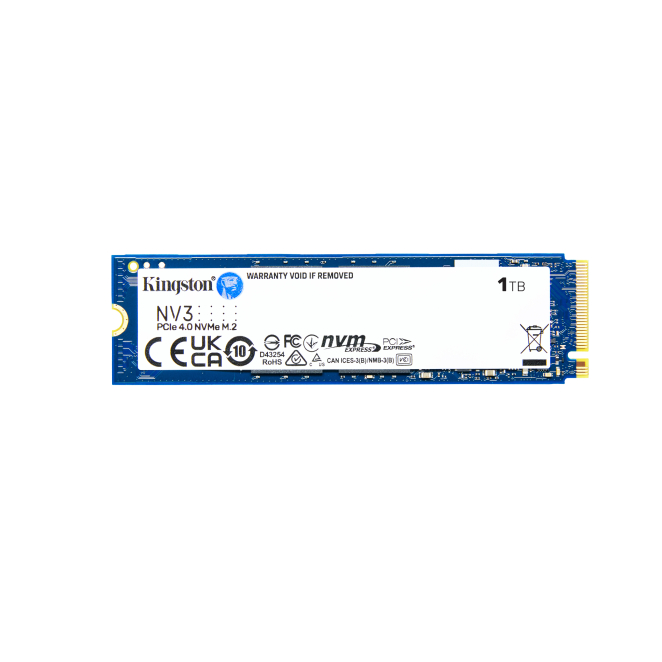 Kingston Technology 1000G NV3 M.2 2280 NVMe SSD instalación en PC
