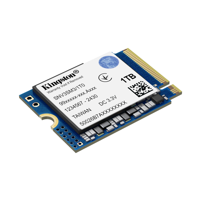 Kingston Technology 1000G NV3 M.2 2230 NVMe SSD montaje en laptop