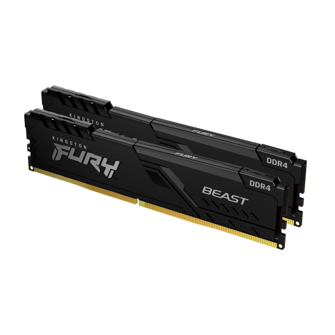 Kingston Technology FURY Beast 16GB 3600MT/s DDR4 CL17 DIMM (Kit de 2) Black