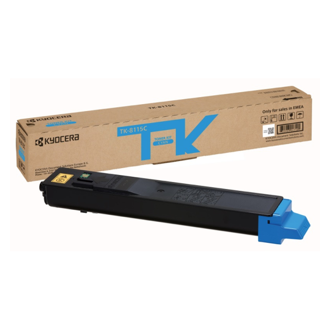 KYOCERA TK-8115C cartucho de tóner 1 pieza(s) Original Cian