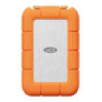 LaCie STND4000400 unidad externa de estado sólido Tecnología Thunderbolt (Rayo) 4 TB USB Tipo C USB4 Gen 3x2 Naranja, Acero inoxidable