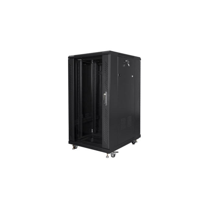 Lanberg FF01-6822-12B armario rack 22U Rack o bastidor independiente Negro