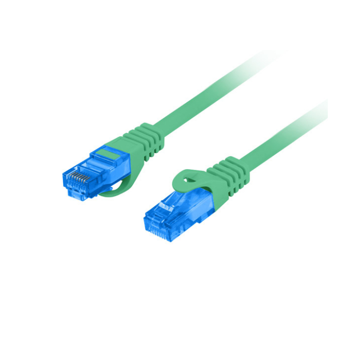 Lanberg PCF6A-10CC-0200-G cable de red Verde 2 m Cat6e S/FTP (S-STP)