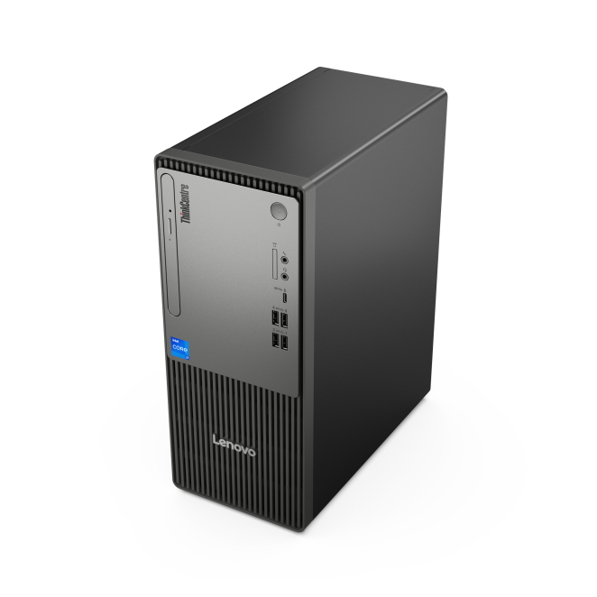 Teclado y ratón alámbrico incluidos con el Lenovo ThinkCentre neo 50t Gen 5.