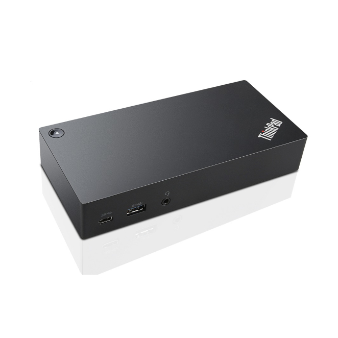 Lenovo 40A90090EU base para portátil y replicador de puertos Alámbrico USB 3.2 Gen 1 (3.1 Gen 1) Type-C Negro
