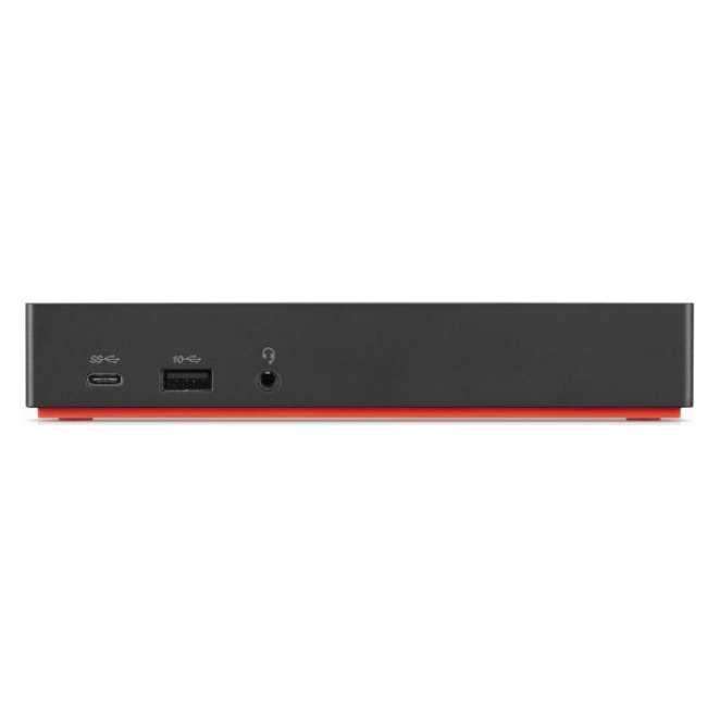 Lenovo 40AS0090EU base para portátil y replicador de puertos Alámbrico USB 3.2 Gen 1 (3.1 Gen 1) Type-C Negro