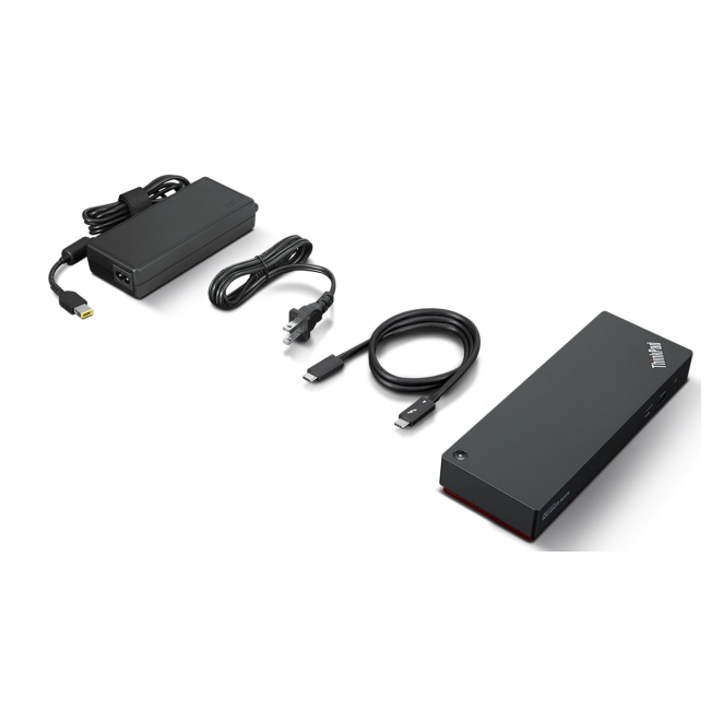 Lenovo ThinkPad Universal Thunderbolt 4 Smart Dock Alámbrico Negro