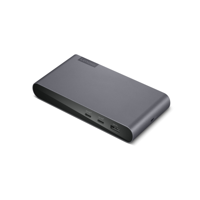 Lenovo 40B30090EU base para portátil y replicador de puertos 2 x USB 3.2 Gen 2 (3.1 Gen 2) Type-C Gris