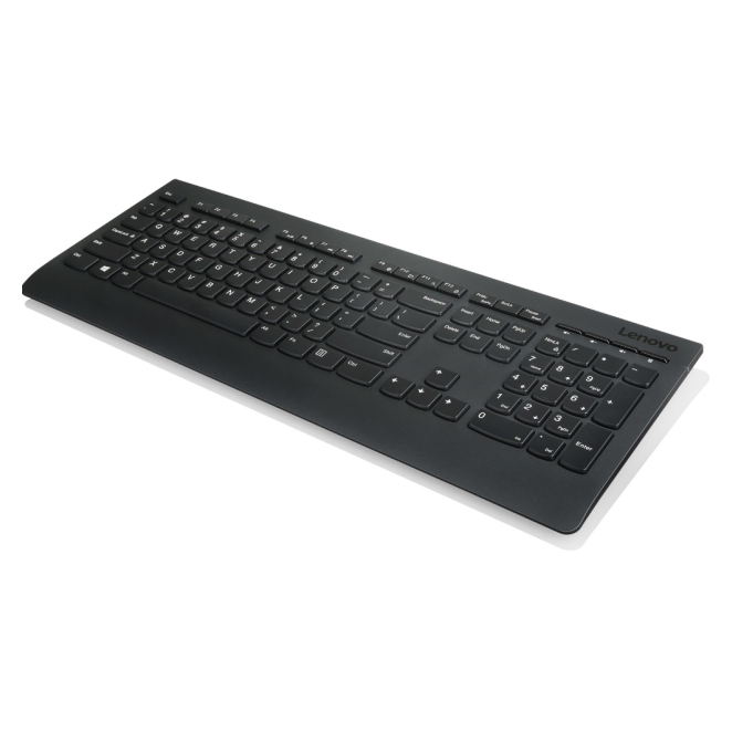 Lenovo 4X30H56854 teclado Oficina RF inalámbrico QWERTZ Alemán Negro
