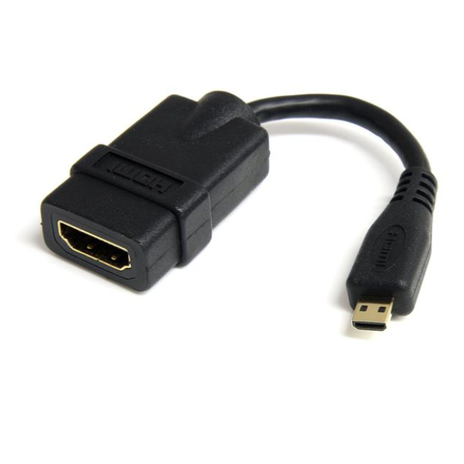 Lenovo 4Z10F04125 adaptador de cable de vídeo HDMI Micro-HDMI Negro