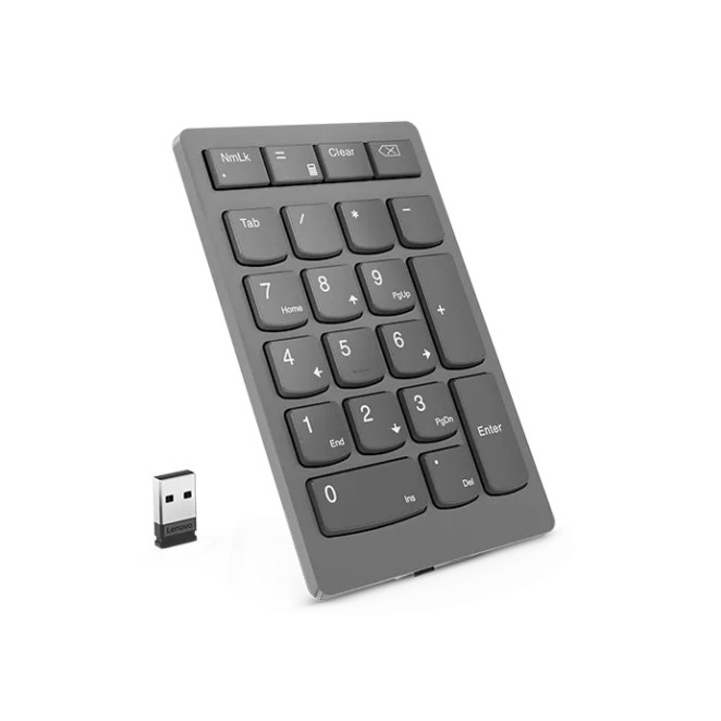 Lenovo Go Wireless teclado numérico Universal Bluetooth/USB/RF Wireless Gris