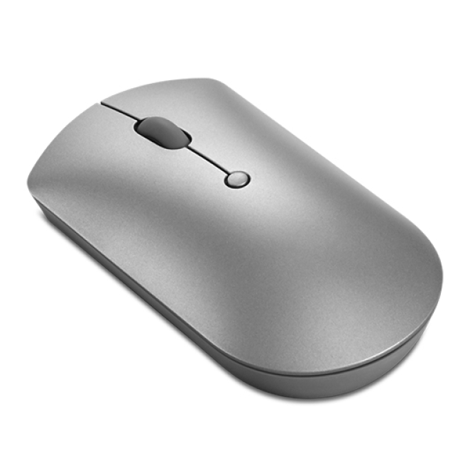 Lenovo 600 ratón Bluetooth Óptico 2400 DPI vista lateral y diseño compacto