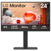 LG 24BA750-B pantalla para PC 60,5 cm (23.8″) 1920 x 1080 Pixeles Full HD LCD Negro