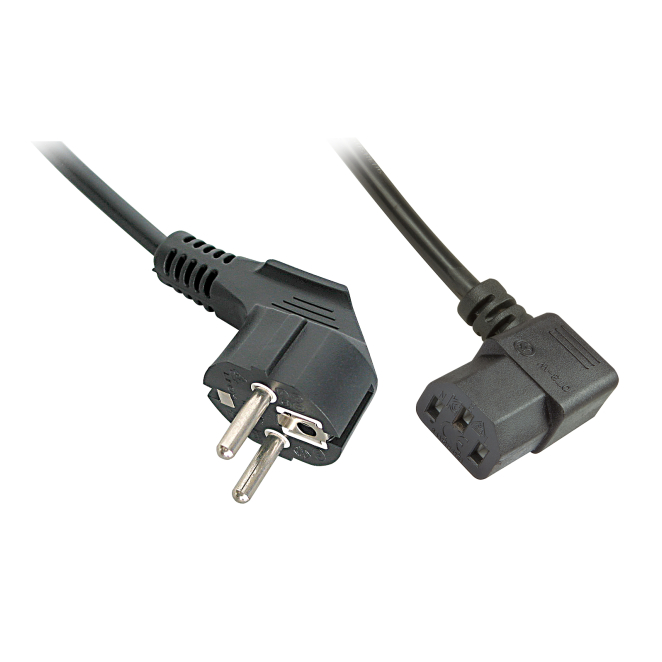 Lindy 30345 cable de transmisión Beige 2 m CEE7/7 C13 acoplador