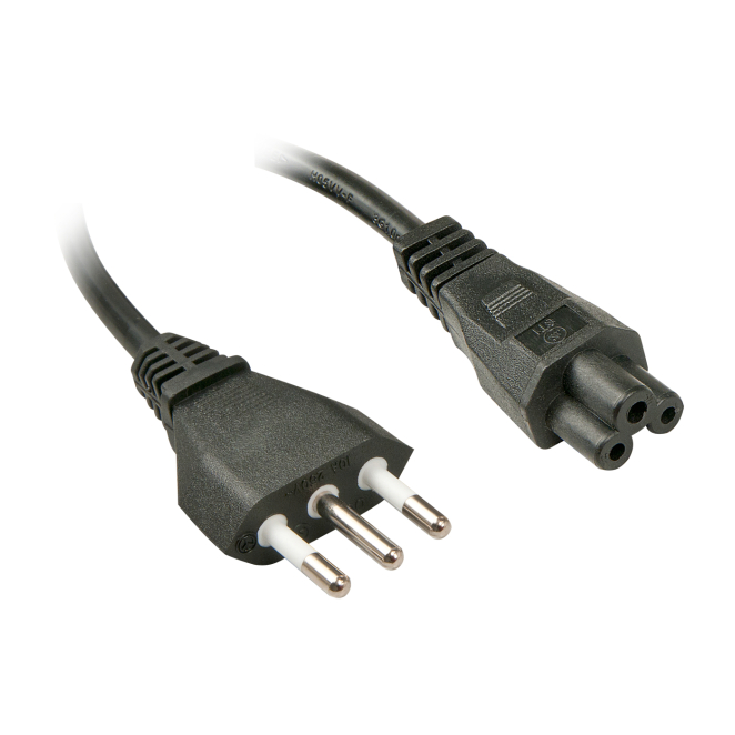 Lindy 2m, CEI23-16-VII - IEC 320 C5 Negro C5 acoplador