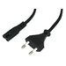 Lindy 30421 cable de transmisión Negro 2 m CEE7/16 C7 acoplador