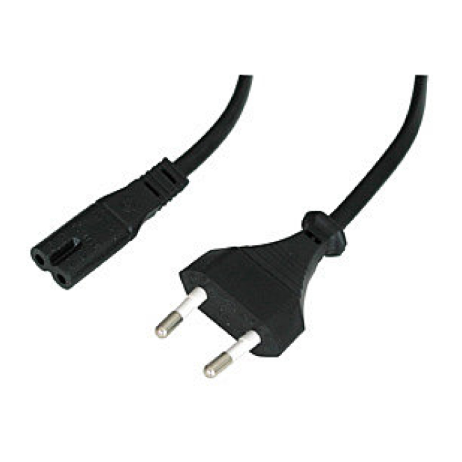 Lindy 30422 cable de transmisión Negro 3 m CEE7/16 C7 acoplador