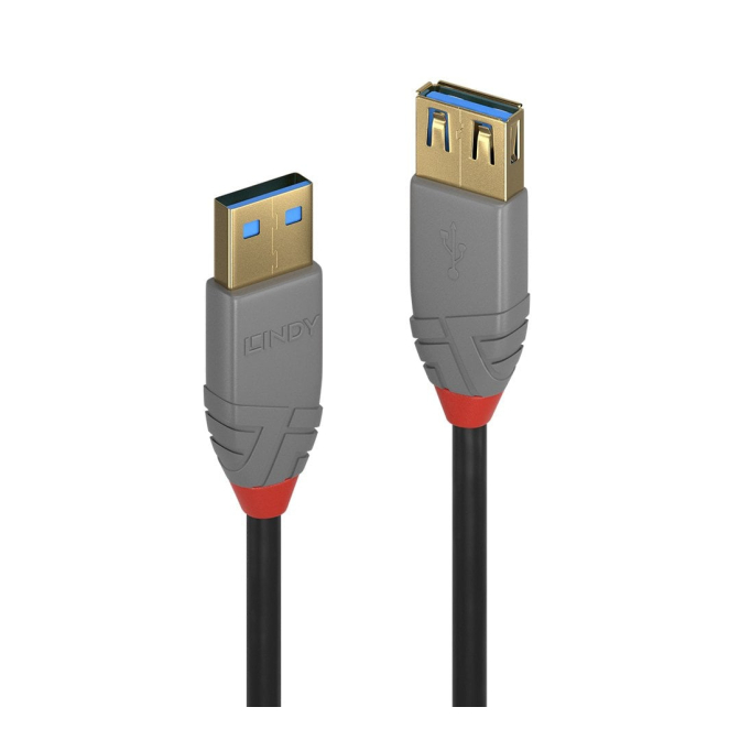 Lindy 36761 cable USB USB 3.2 Gen 1 (3.1 Gen 1) 1 m USB A Negro