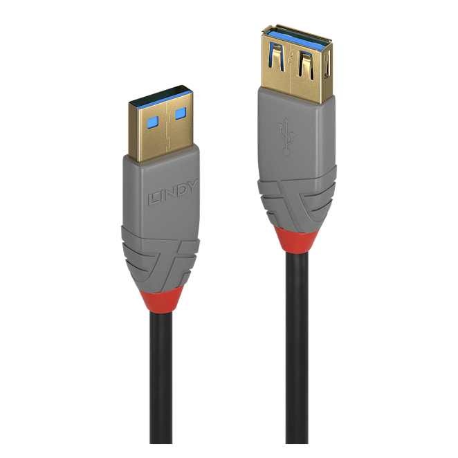 Lindy 36763 cable USB USB 3.2 Gen 1 (3.1 Gen 1) 3 m USB A Negro