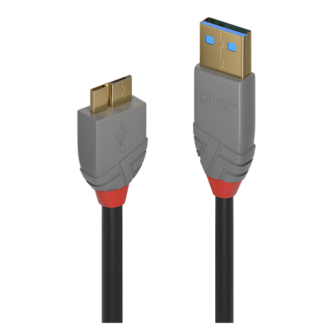 Lindy 36766 cable USB USB 3.2 Gen 1 (3.1 Gen 1) 1 m USB A Micro-USB B Negro