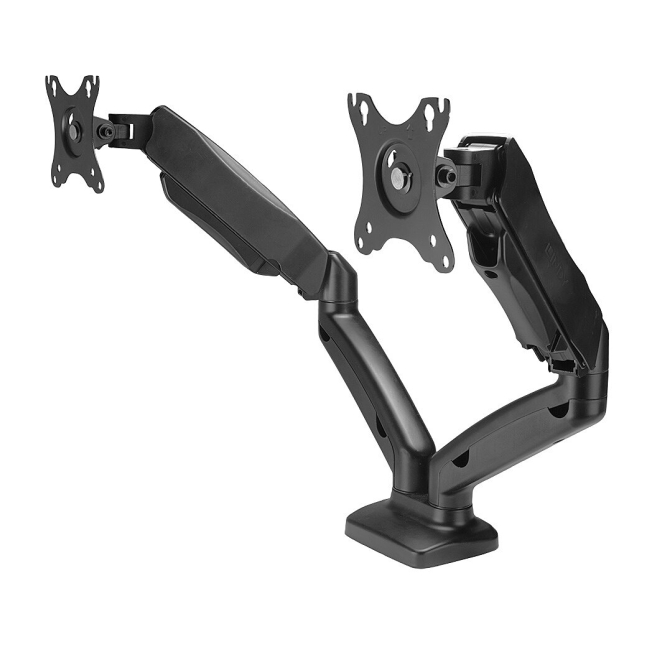 Lindy 40706 soporte para monitor 68,6 cm (27″) Escritorio Negro