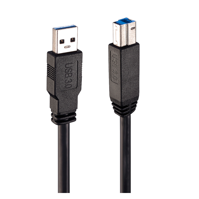 Lindy 43098 cable USB USB 3.2 Gen 1 (3.1 Gen 1) 10 m USB A USB B Negro