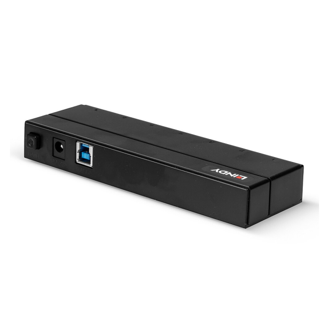 Lindy 43228 hub USB 3.2 Negro