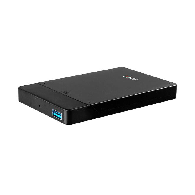 Lindy 43331 caja para disco duro externo Carcasa de disco duro/SSD Negro 2.5″