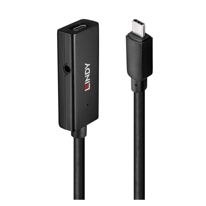 Lindy 43356 hub de interfaz USB 3.2 Gen 1 (3.1 Gen 1) Type-C 5000 Mbit/s Negro
