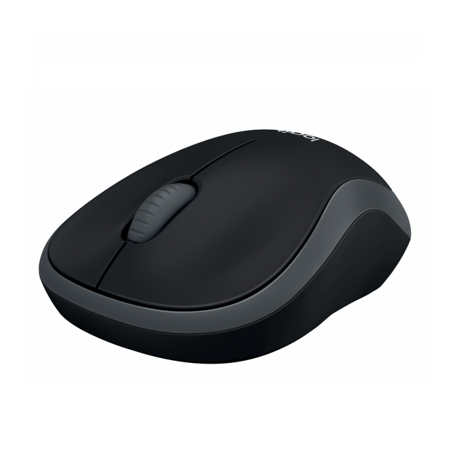Logitech M185 diseño elegante de color gris