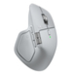 Logitech MX Master 4, ratón inalámbrico ergonómico con respuesta háptica avanzada, desplazamiento ultrarrápido, carga USB-C, Bluetooth, Windows, macOS gris claro