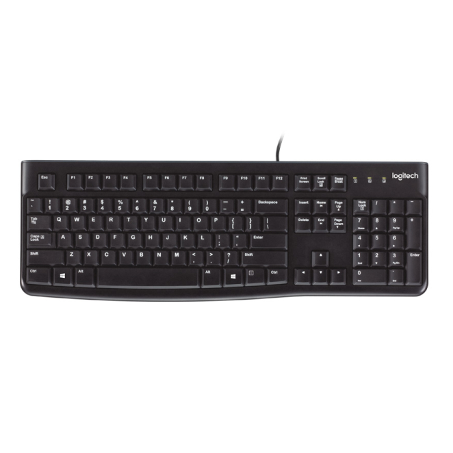 Logitech Keyboard K120 for Business teclado Universal USB QWERTY Español Negro