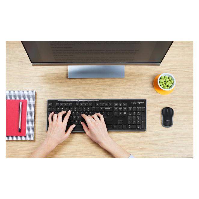 Logitech MK270 Conjunto de Teclado y Ratón Inalámbrico