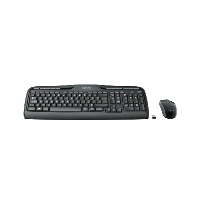 Logitech Wireless Combo MK330 teclado Ratón incluido Oficina USB QWERTZ Alemán Negro