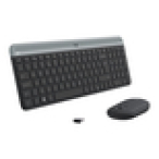 Logitech 920-009192 teclado Ratón incluido Universal RF inalámbrico QWERTZ Suizo Grafito