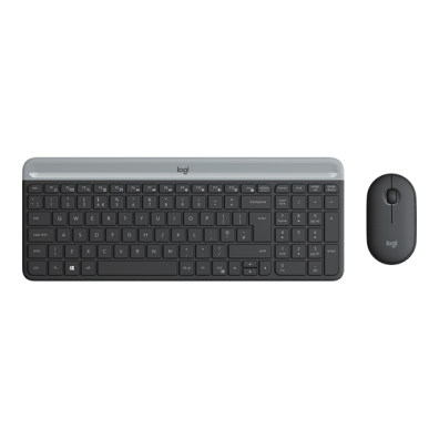 Logitech 920-009196 teclado Ratón incluido Universal RF inalámbrico QWERTY Italiano Grafito