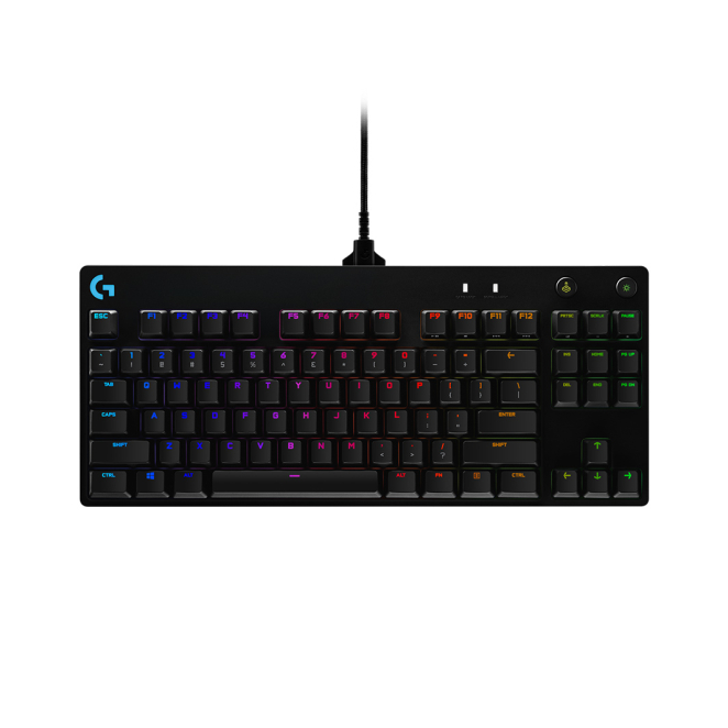 Logitech G PRO teclado Juego USB QWERTY Internacional de EE.UU. Negro