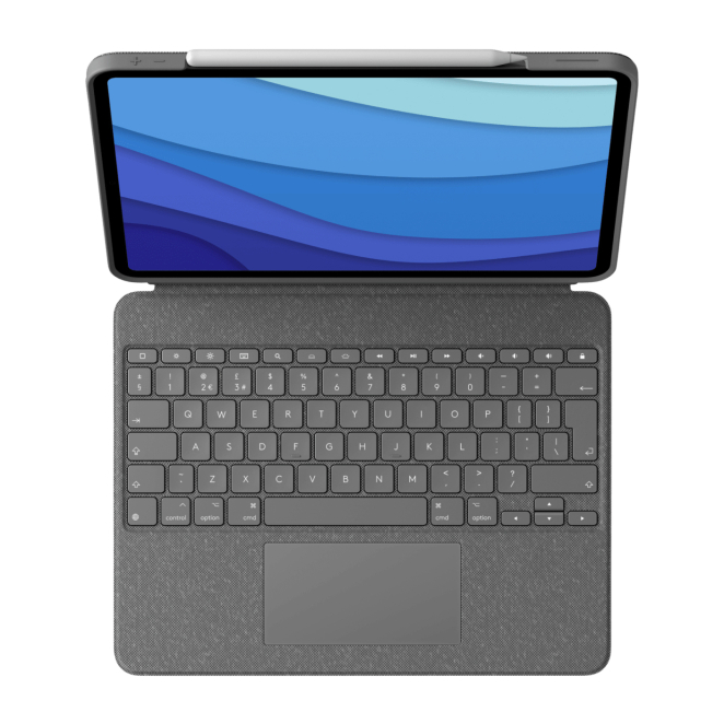 Logitech 920-010214 teclado para móvil QWERTY Inglés internacional Smart Connector Gris