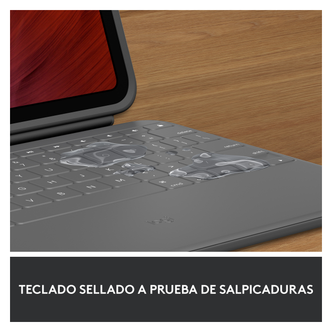 Logitech Rugged Folio en modo escritura