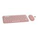 Logitech 920-012241 teclado Ratón incluido Universal RF Wireless + Bluetooth QWERTY Internacional de EE.UU. Rosa