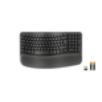 Logitech 920-012327 teclado Oficina RF Wireless + Bluetooth QWERTZ Alemán Grafito