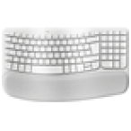 Logitech Wave Keys for Mac teclado Hogar / Oficina Bluetooth QWERTZ Alemán Blanco