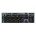 Logitech G Teclado para gaming inalámbrico de perfil bajo G915 X LIGHTSPEED, teclas de PBT de doble moldeado, teclas totalmente programables, retroiluminación RGB, elegante acabado en aluminio, interruptores táctiles marrones GL, PC/Mac, Layout ES