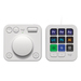Logitech MX Creative Console, keypad programable con 9 teclas LCD personalizables y dial de control para diseño gráfico, edición de vídeo, fotografía, uso con Adobe, Zoom, Spotify, etc. Color Gris