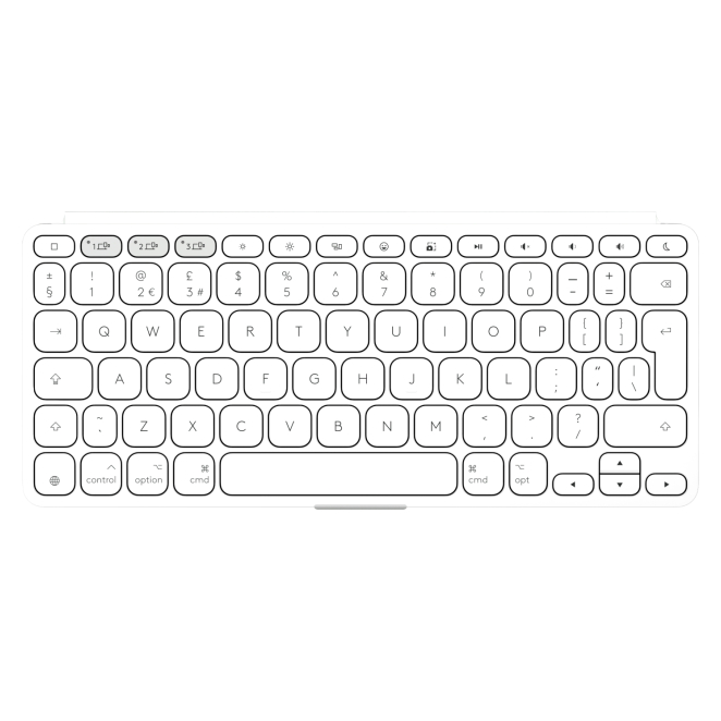 Teclado Logitech 920-013018 perspectiva lateral
