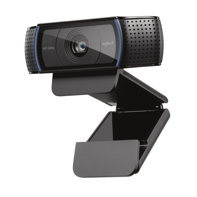 Logitech 960-001055 cámara web 3 MP 1920 x 1080 Pixeles USB 2.0 Negro