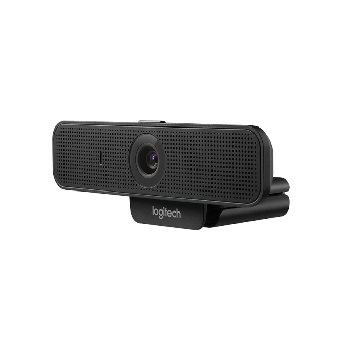 Logitech C925e montada en laptop